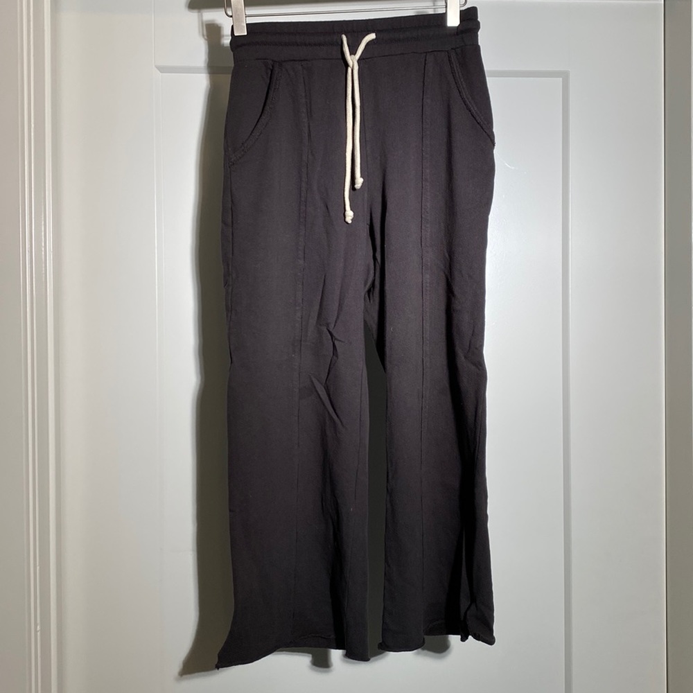 MATE the Label Cropped Sweatpants, Dark Gray, Size Small